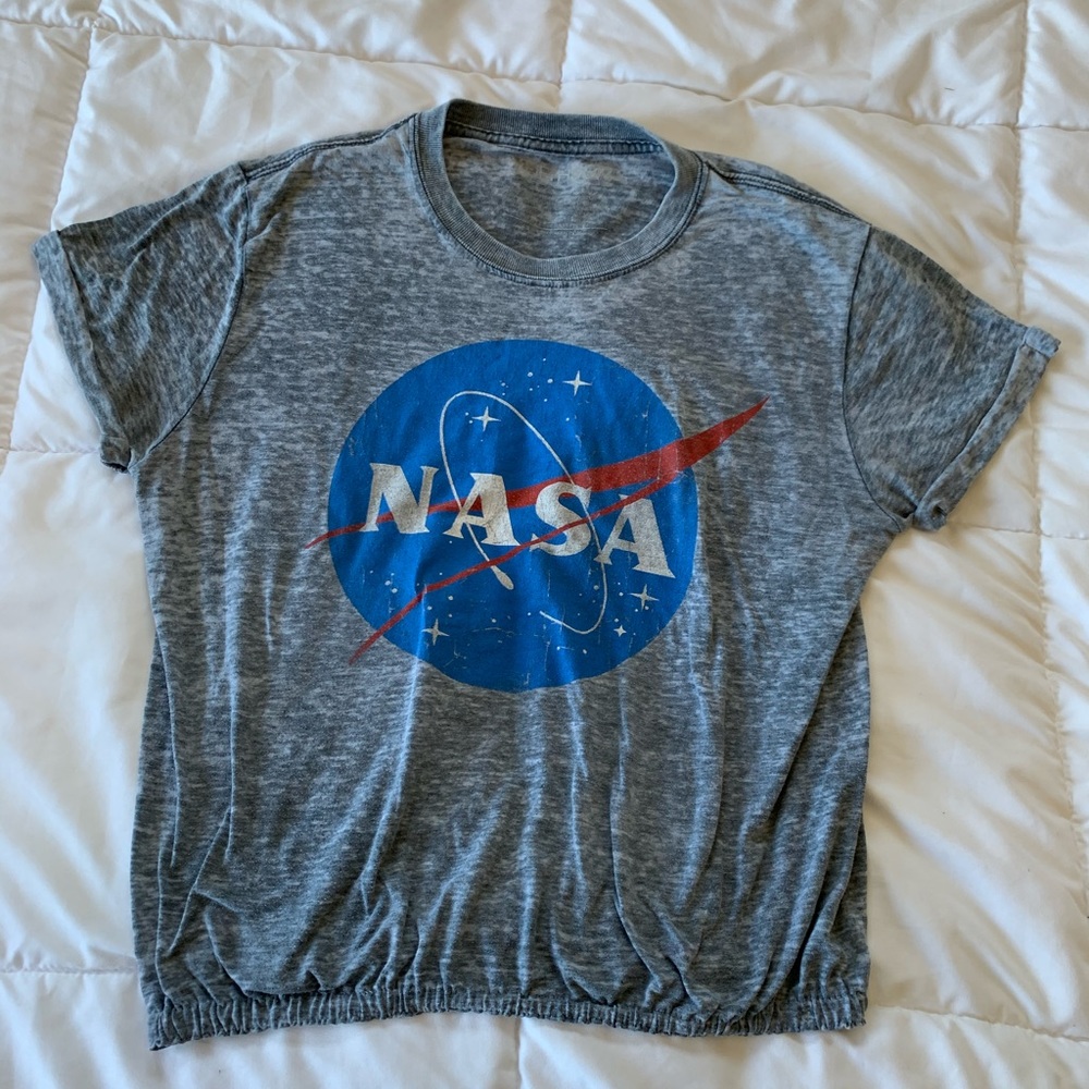 heather grey nasa shirt
